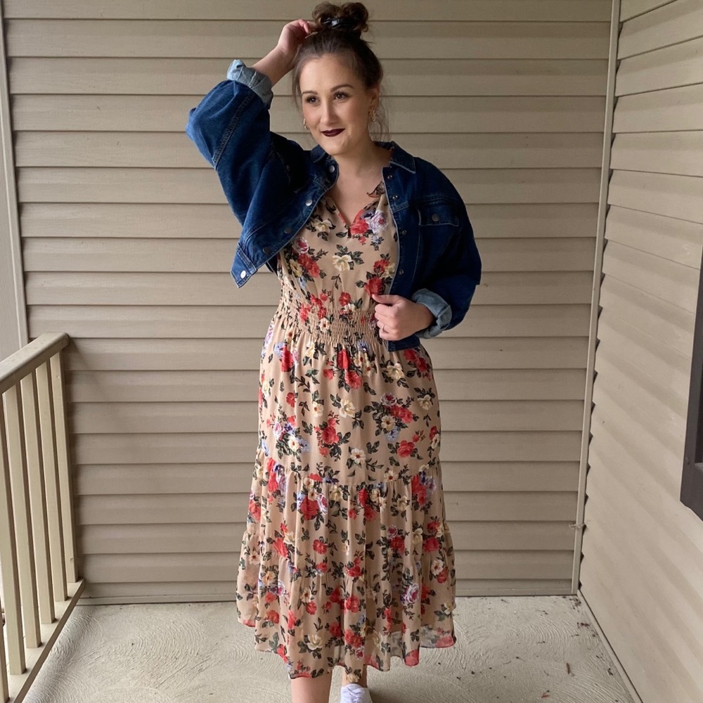 Floral Midi Dress